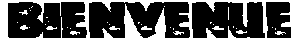 Gif animé bienvenue noir